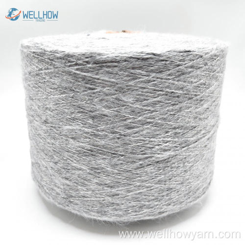 1/6NM 6%WOOL 15%NYLON 27%ACRYLIC 50%POLYESTER 2%SPANDEX YARN ALPACA WOOL LIKE YARN